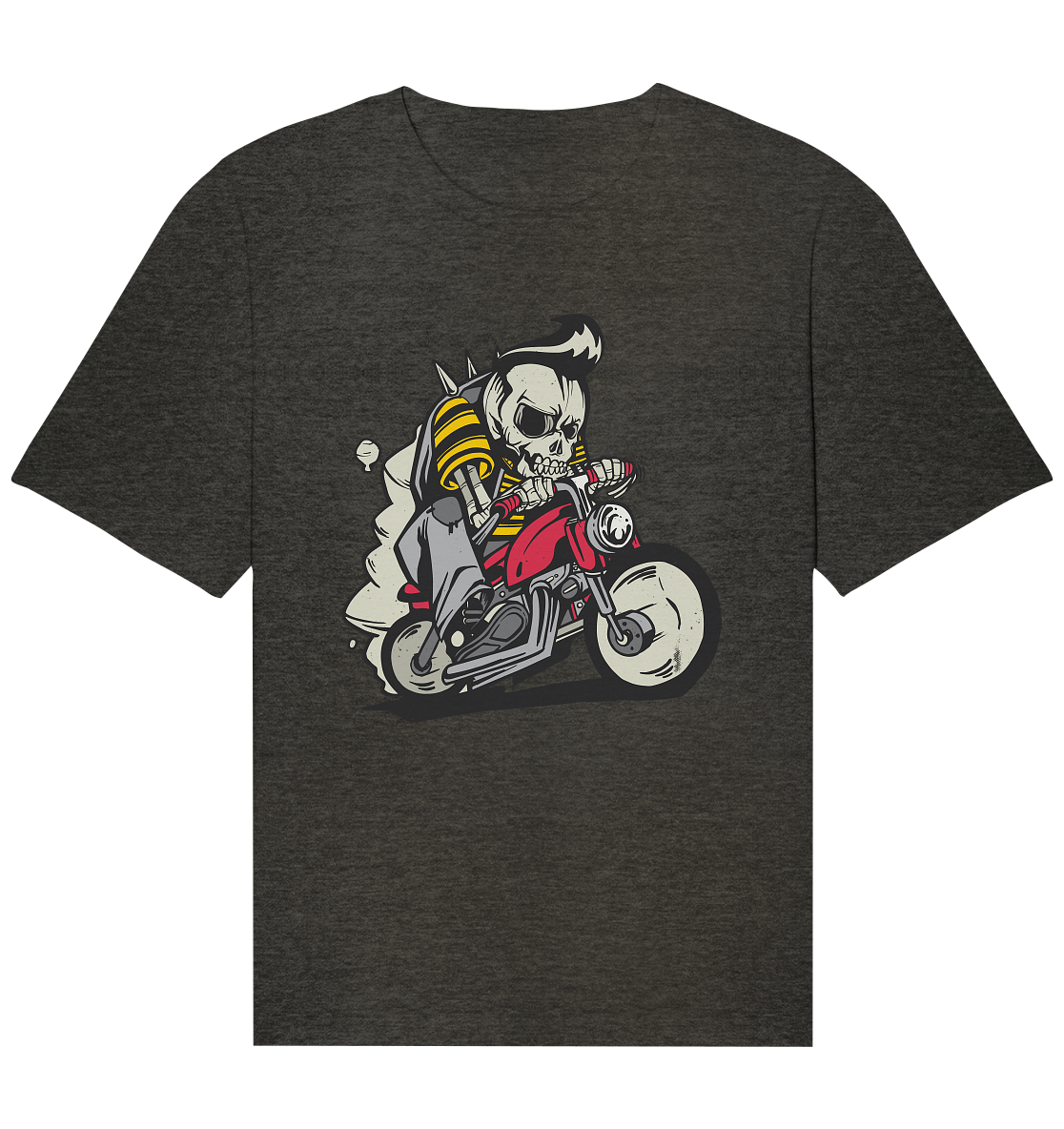 Motorradfahrer ,Biker Skelett  - Organic Relaxed Shirt