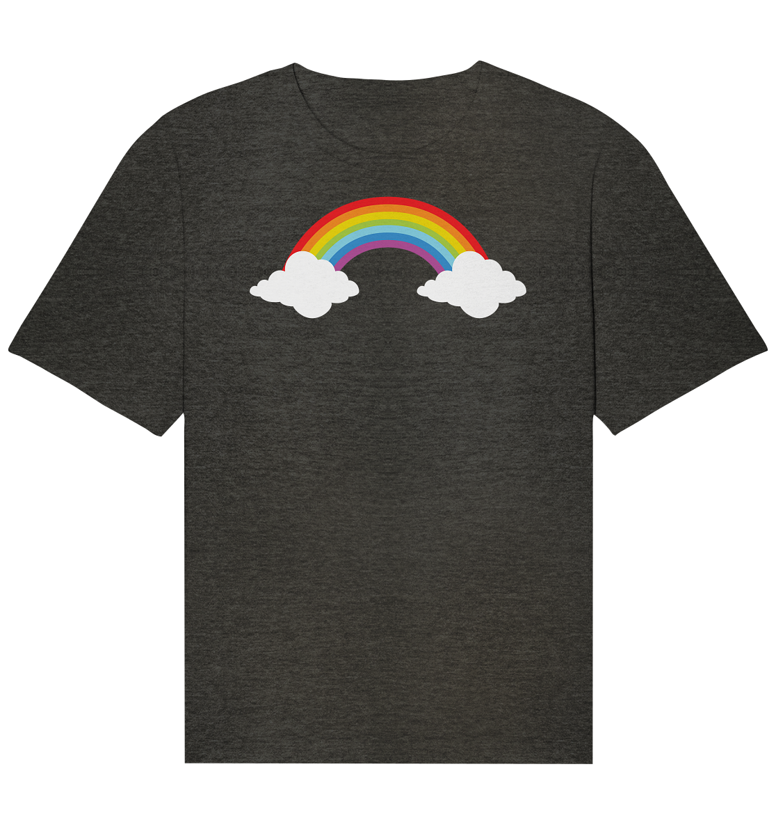 Regenbogen mit Wolken  - Organic Relaxed Shirt