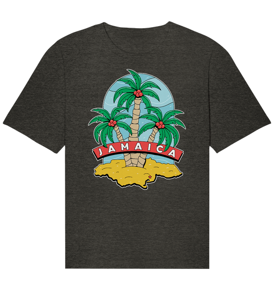 Jamaica Strand mit Palmen - Organic Relaxed Shirt - Online Kaufhaus München
