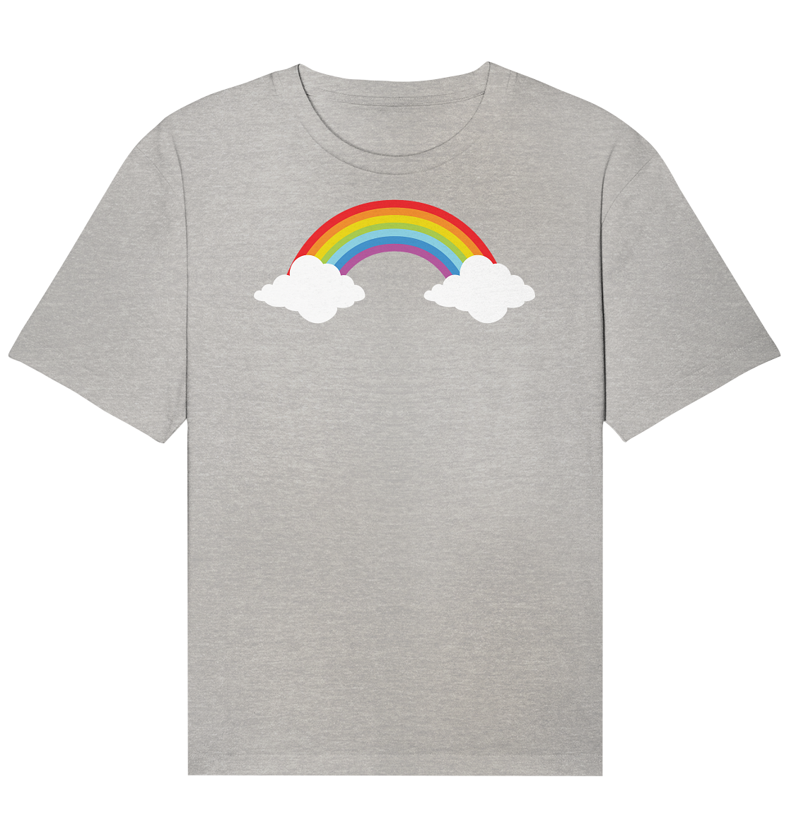 Regenbogen mit Wolken  - Organic Relaxed Shirt
