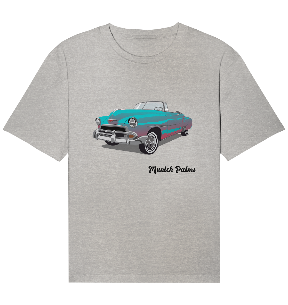 Fleetline Retro Classic Car Oldtimer, Car, Convertible by Munich Palms - Organic Relaxed Shirt