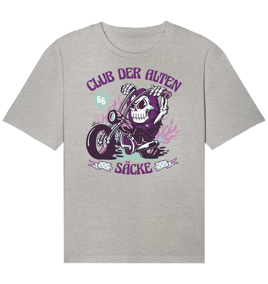 Club of the Old Sacks, Bikers, Motorcyclists Skeleton - Organic Relaxed Shirt