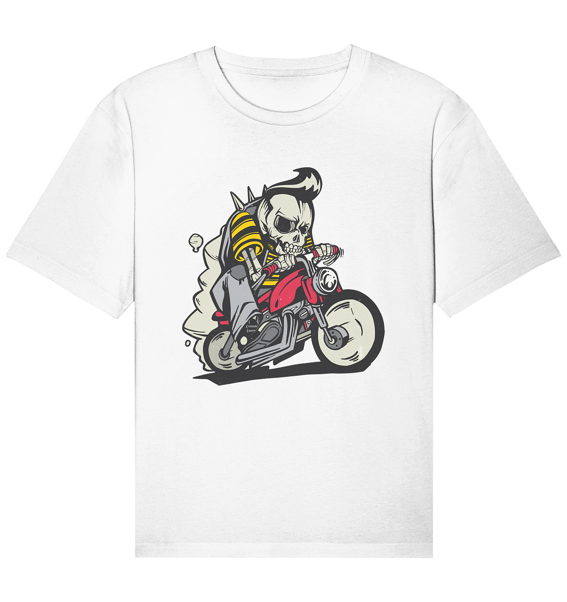 Motorradfahrer ,Biker Skelett  - Organic Relaxed Shirt