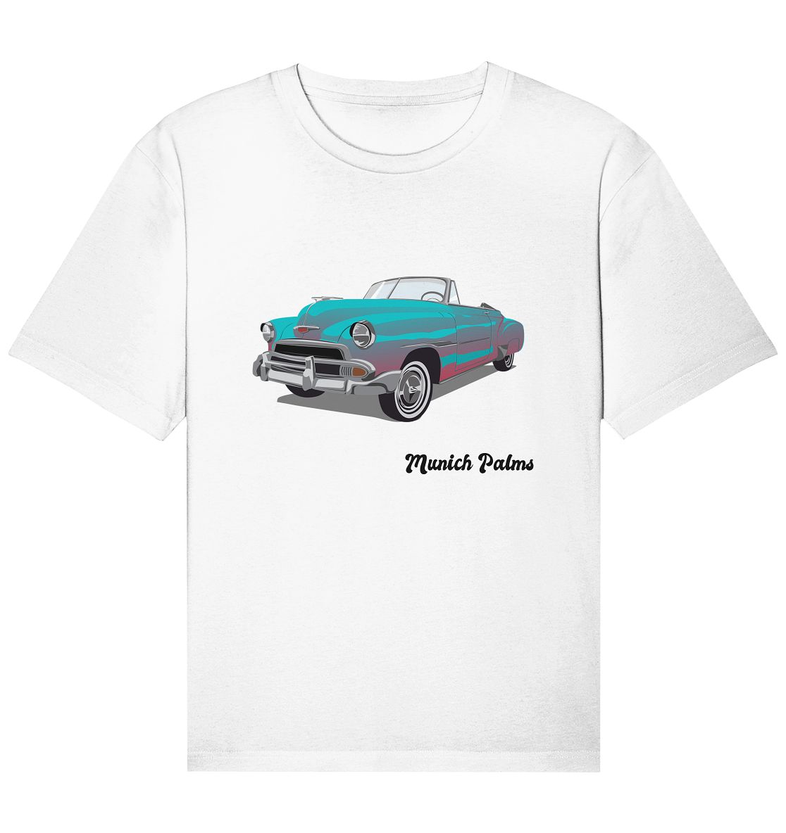 Fleetline Retro Classic Car Oldtimer, Car, Convertible by Munich Palms - Organic Relaxed Shirt