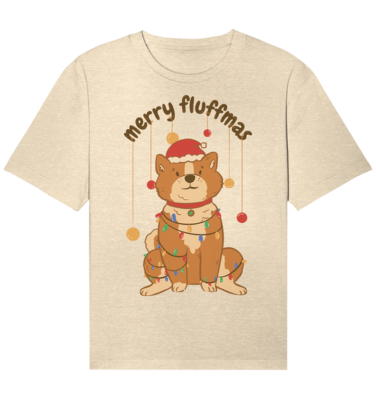 Christmas motif Fun Merry Fluffmas - Organic Relaxed Shirt