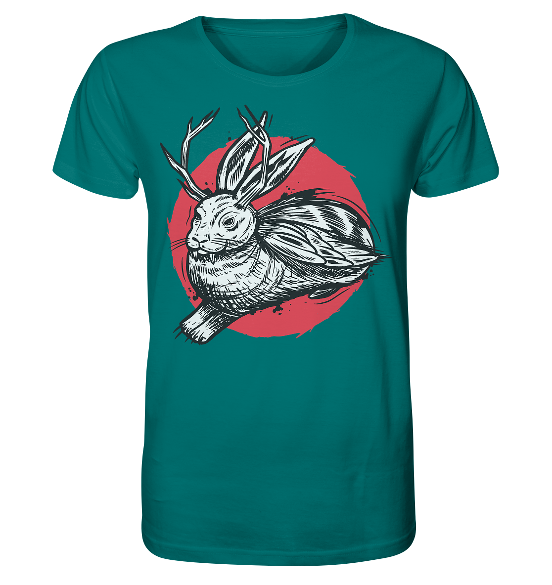 Wolpertinger mythical creatures Bavaria traditional costumes - organic shirt