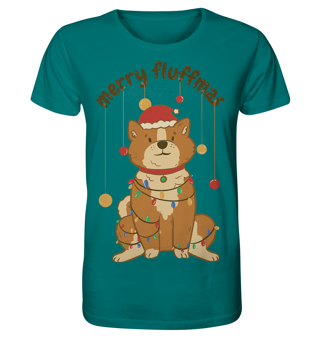 Weihnachtliches Motiv Fun Merry Fluffmas - Organic Shirt