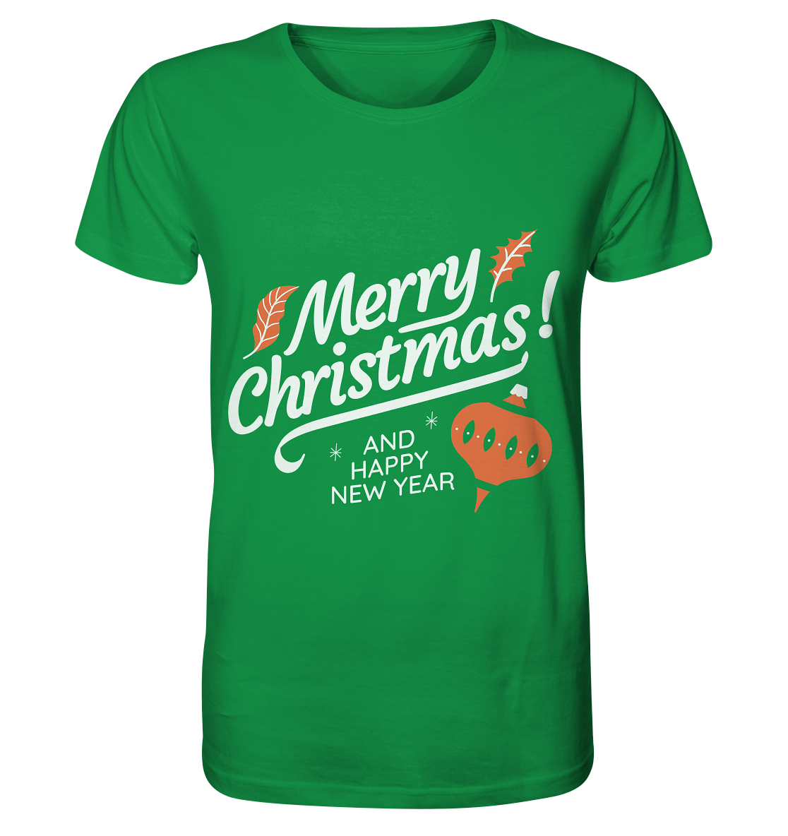 Merry Christmas and Happy New Year, Merry Christmas and Happy New Year - Organic Shirt