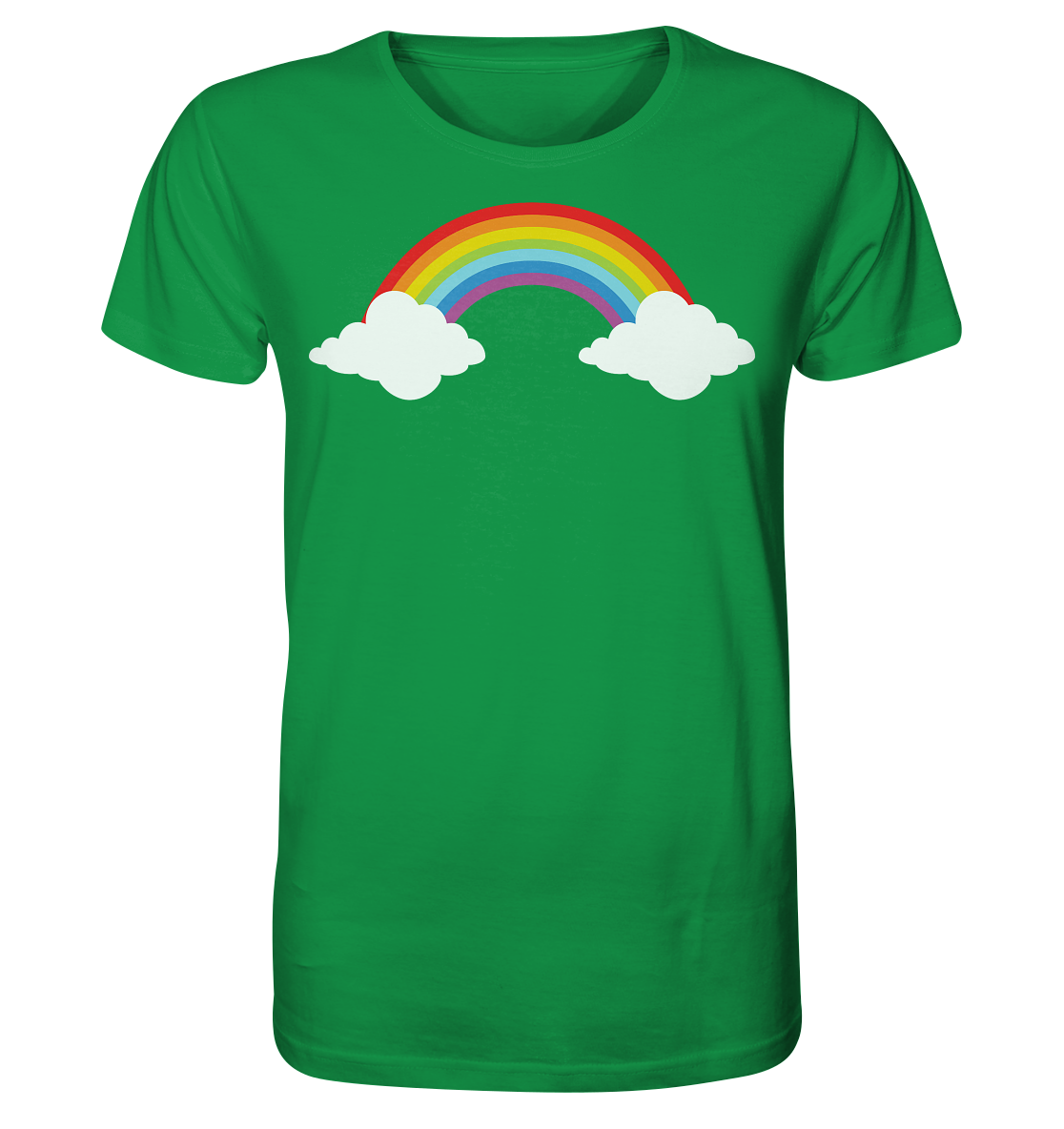 Regenbogen mit Wolken  - Organic Shirt