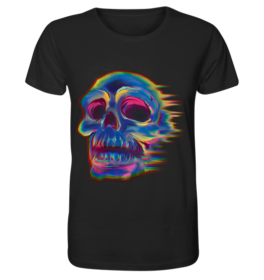 Design human skull, skull, biker - organic shirt