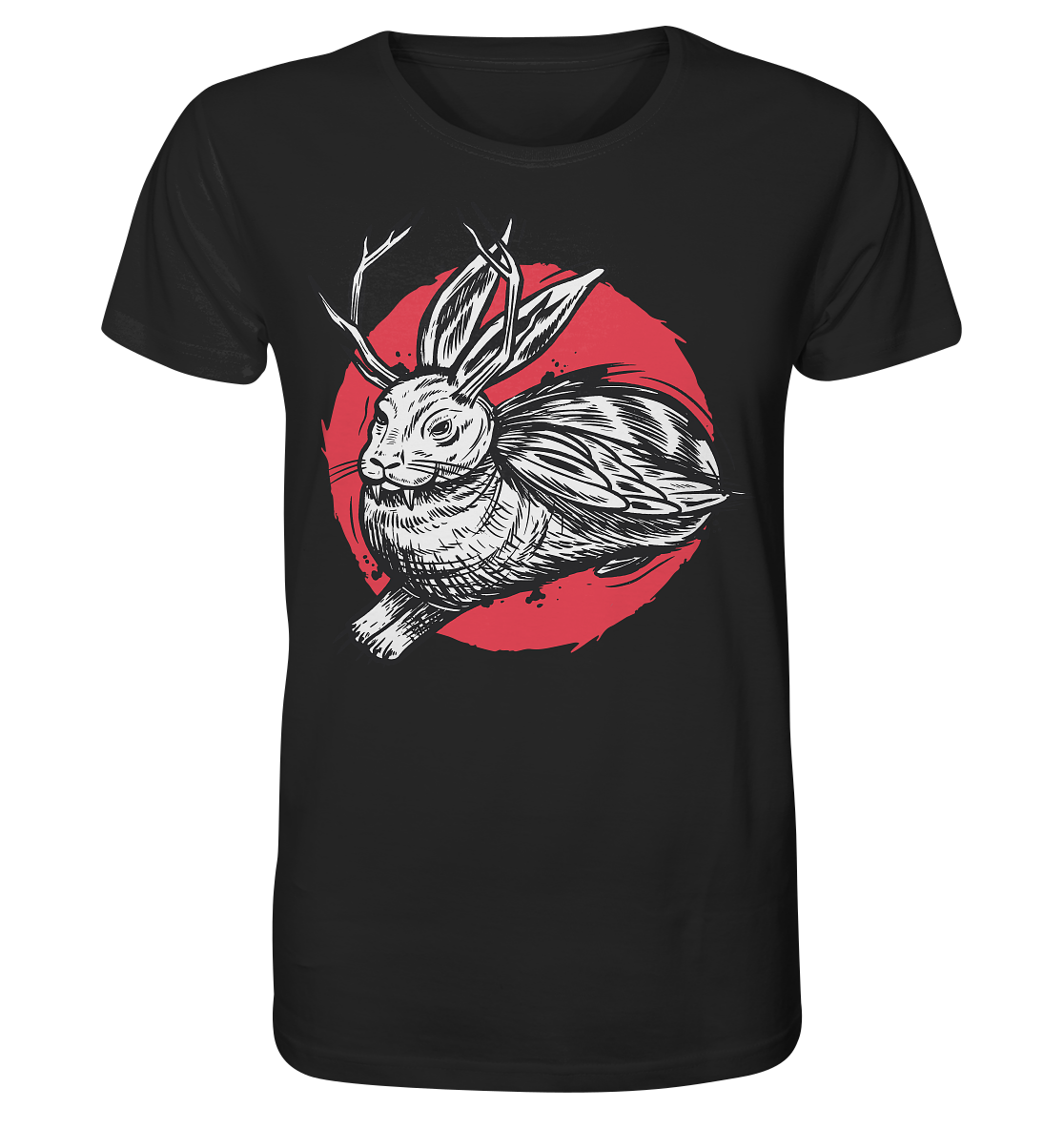 Wolpertinger mythical creatures Bavaria traditional costumes - organic shirt