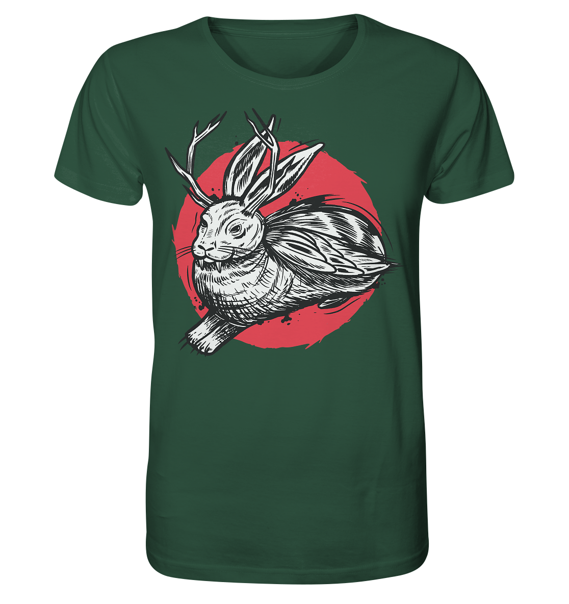 Wolpertinger mythical creatures Bavaria traditional costumes - organic shirt