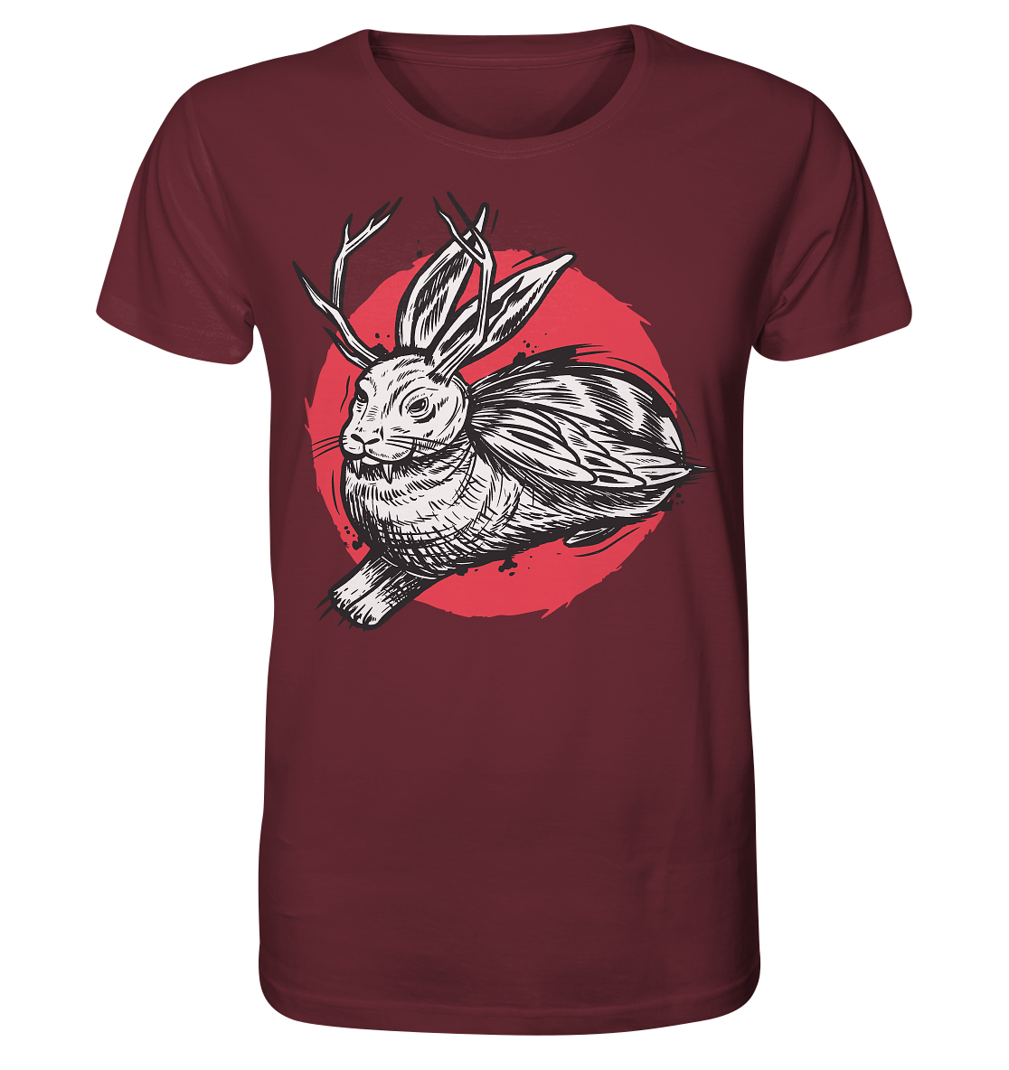 Wolpertinger mythical creatures Bavaria traditional costumes - organic shirt