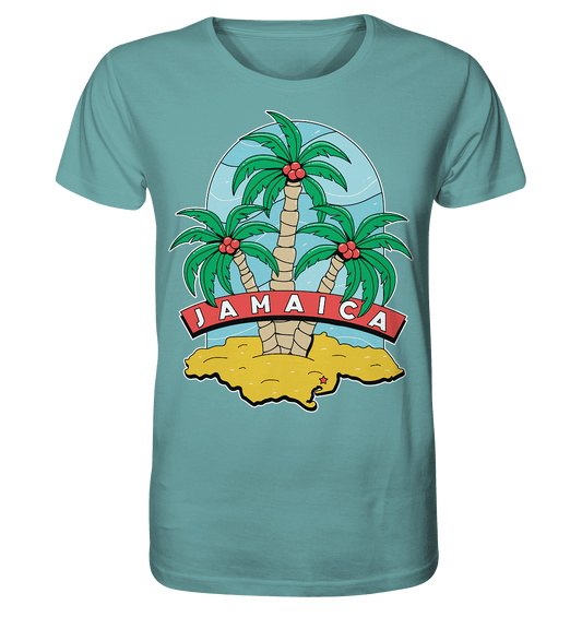 Jamaica Strand mit Palmen - Organic Shirt - Online Kaufhaus München