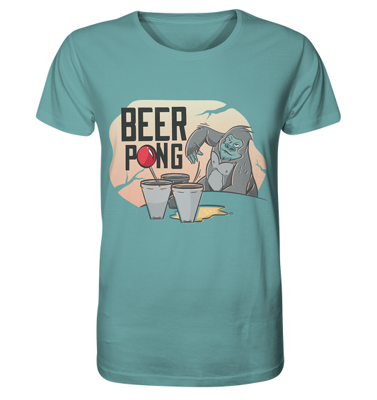 Beer - Beer Pong Gorilla - Organic Shirt