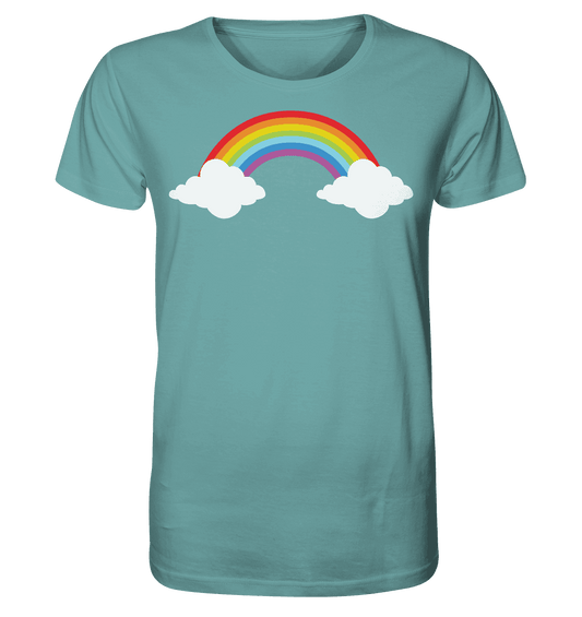 Regenbogen mit Wolken - Organic Shirt - Online Kaufhaus München