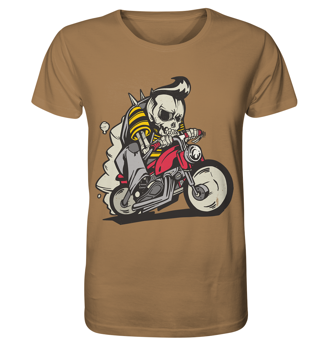 Motorradfahrer ,Biker Skelett  - Organic Shirt