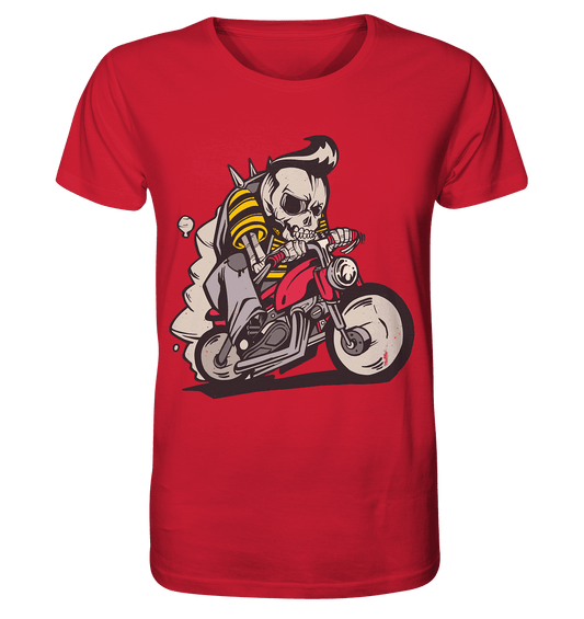 Motorradfahrer ,Biker Skelett - Organic Shirt - Online Kaufhaus München