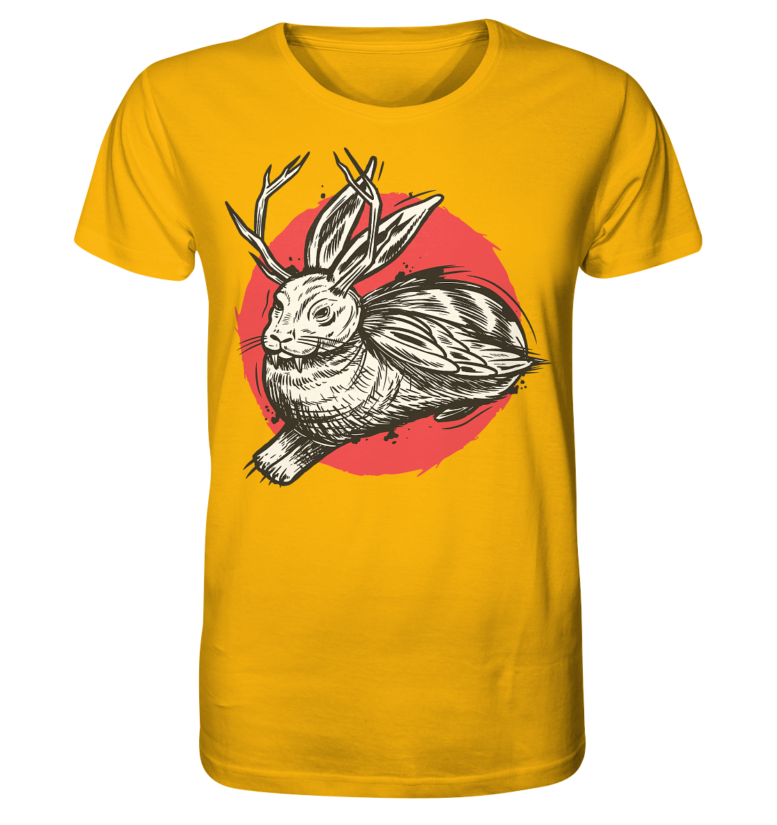 Wolpertinger mythical creatures Bavaria traditional costumes - organic shirt