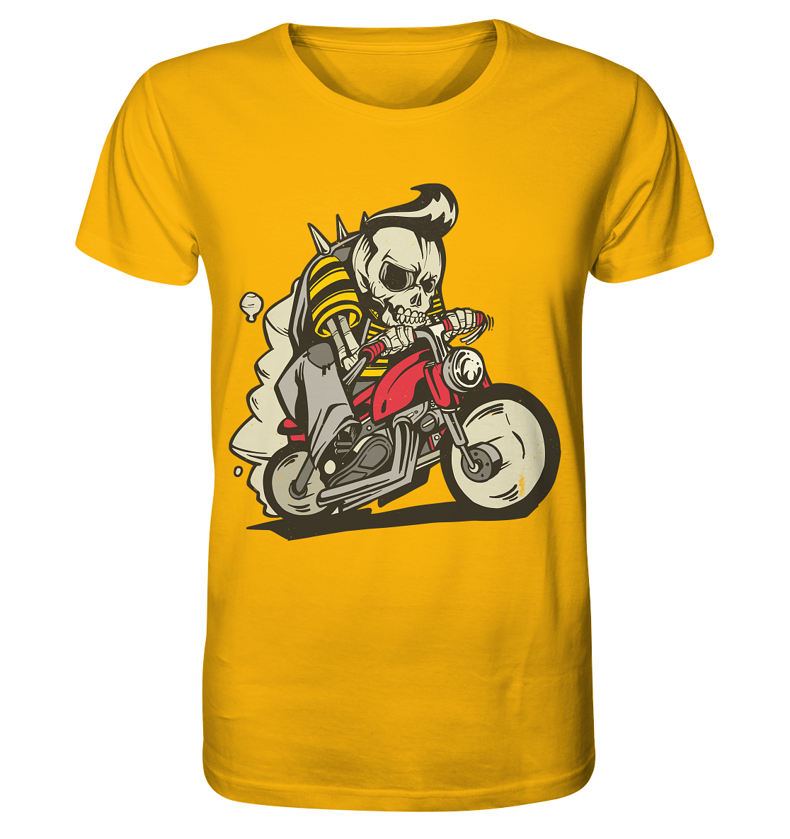Motorradfahrer ,Biker Skelett  - Organic Shirt