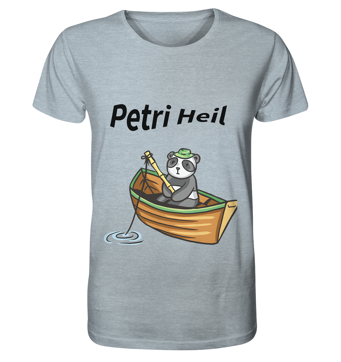 Petri-Heil-Bär - Organic Shirt (meliert) - Online Kaufhaus München