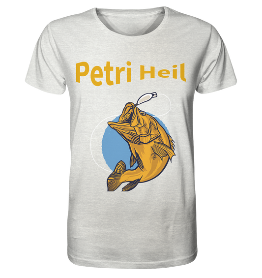 Petri-Heil - Organic Shirt (meliert) - Online Kaufhaus München