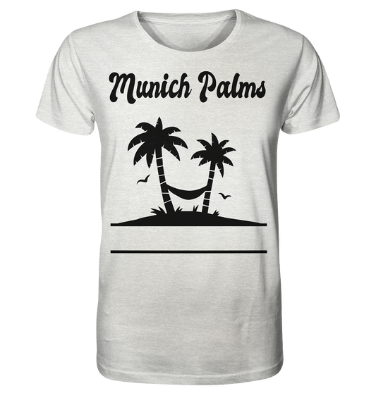 Design Munich Palms - Organic Shirt (mottled)