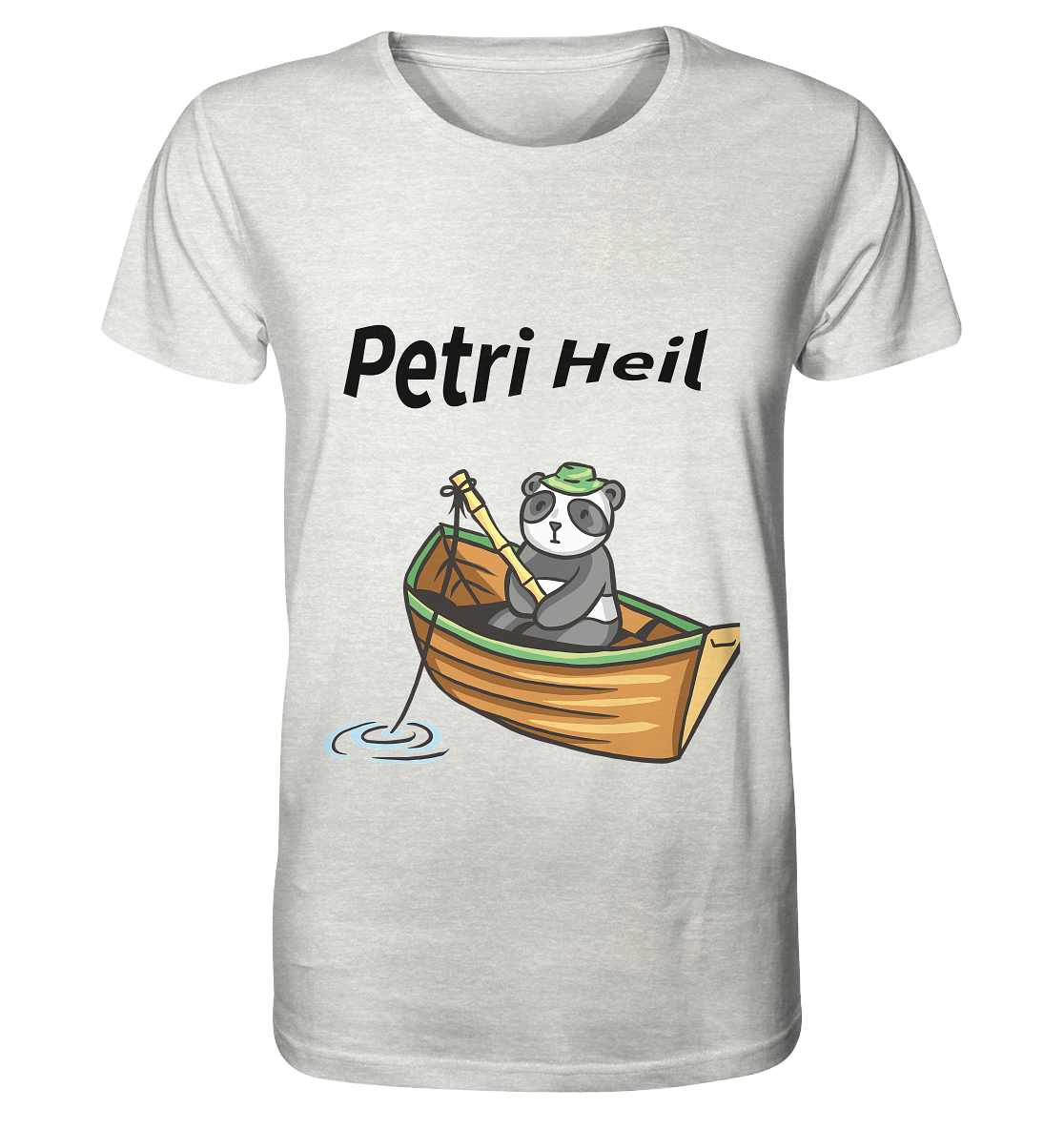 Petri-Heil-Bär - Organic Shirt (meliert) - Online Kaufhaus München