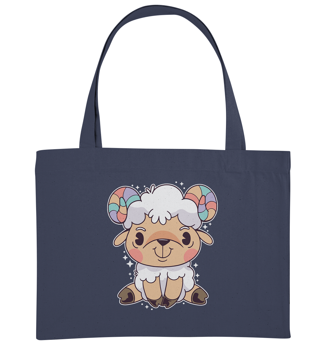 Kleiner lustiger Widder ,der Liebling der Kinder  - Organic Shopping-Bag