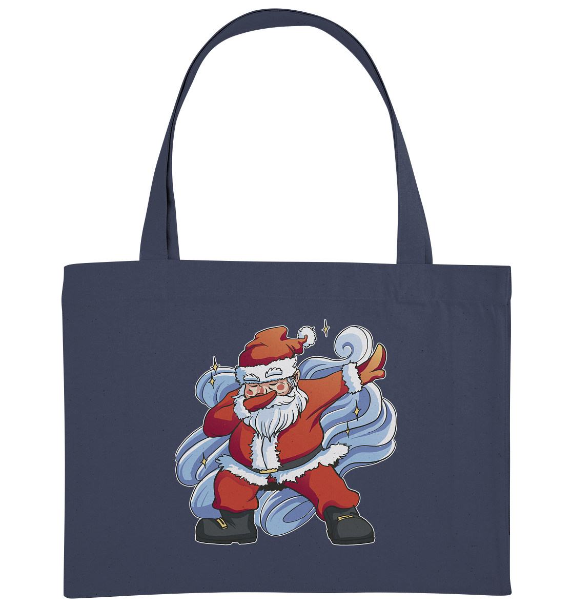 Christmas, Santa Claus Dabbing, dancing Santa Claus, fun, Santa Dabbing Christmas - Organic Shopping Bag