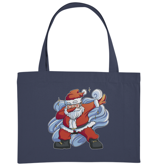 Christmas, Santa Claus Dabbing, dancing Santa Claus, fun, Santa Dabbing Christmas - Organic Shopping Bag
