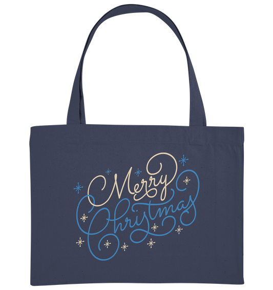 Weihnachtliches Design Merry Christmas  - Organic Shopping-Bag