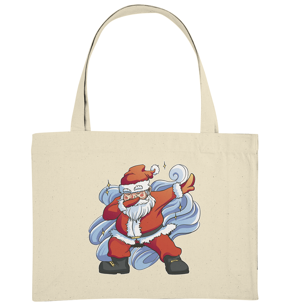 Weihnachten, Nikolaus Dabbing ,tanzender Nikolaus ,Fun ,Santa Dabbing  Christmas - Organic Shopping-Bag