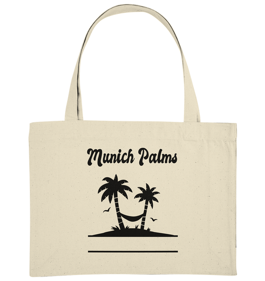 Design Munich Palms  - Organic Shopping-Bag