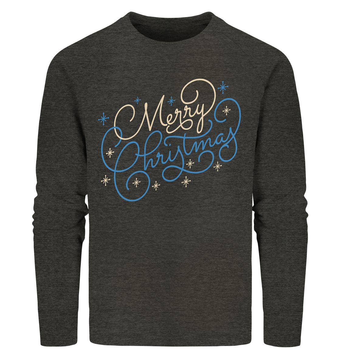 Weihnachtliches Design Merry Christmas  - Organic Sweatshirt