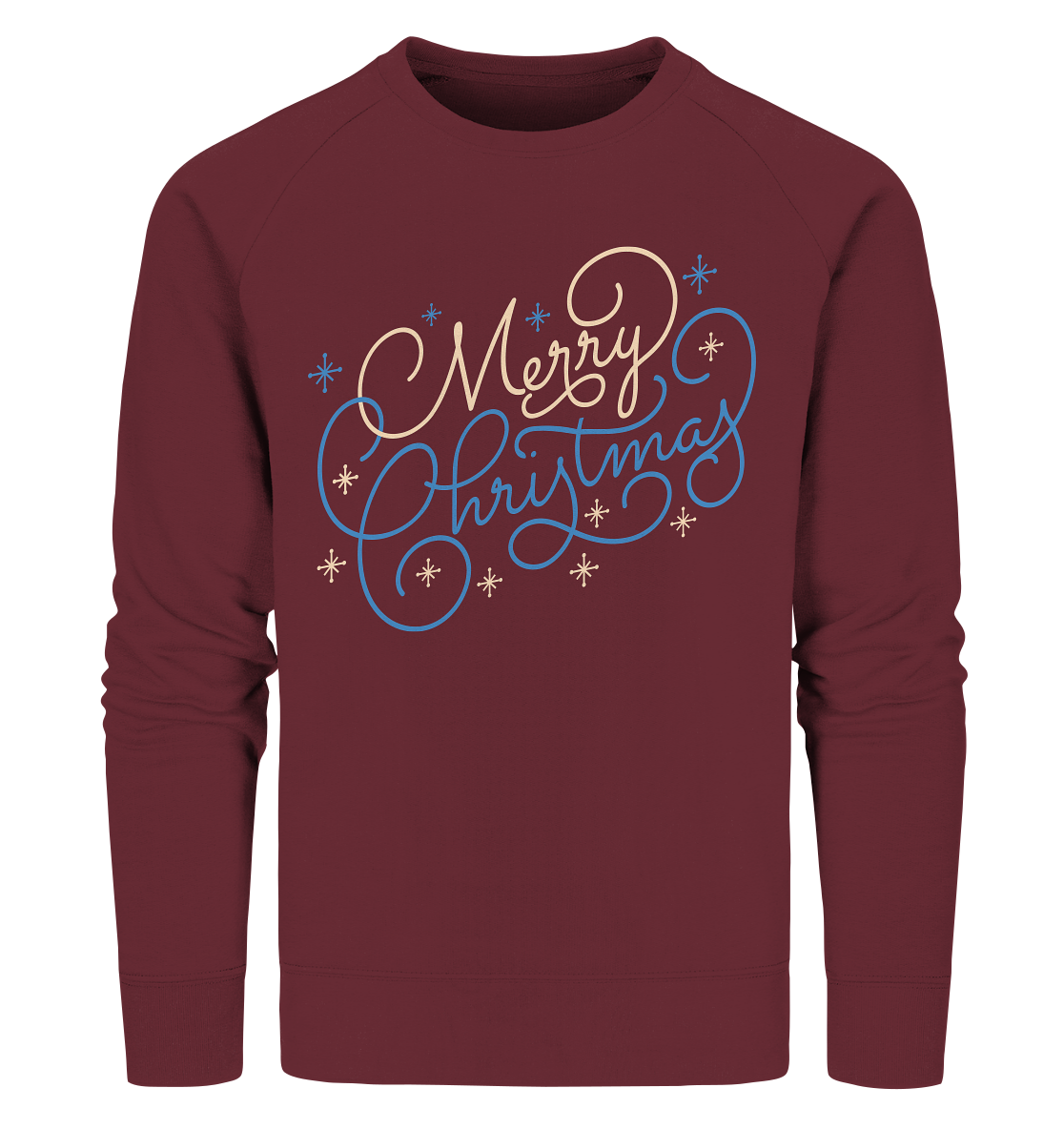 Weihnachtliches Design Merry Christmas  - Organic Sweatshirt