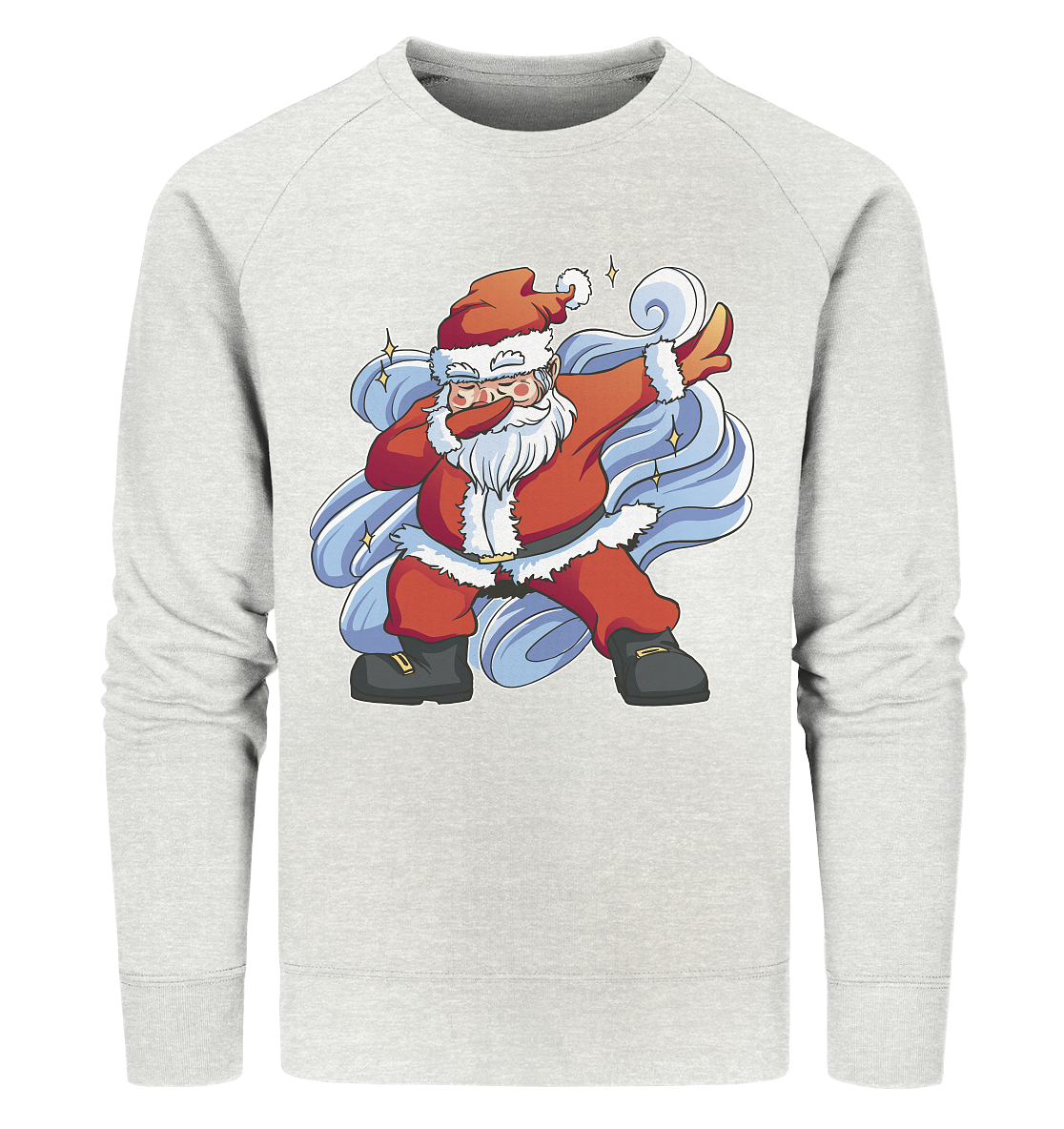 Weihnachten, Nikolaus Dabbing ,tanzender Nikolaus ,Fun ,Santa Dabbing  Christmas - Organic Sweatshirt