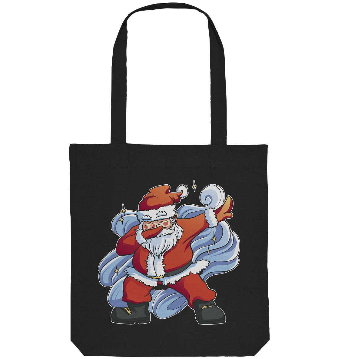 Weihnachten, Nikolaus Dabbing ,tanzender Nikolaus ,Fun ,Santa Dabbing  Christmas - Organic Tote-Bag