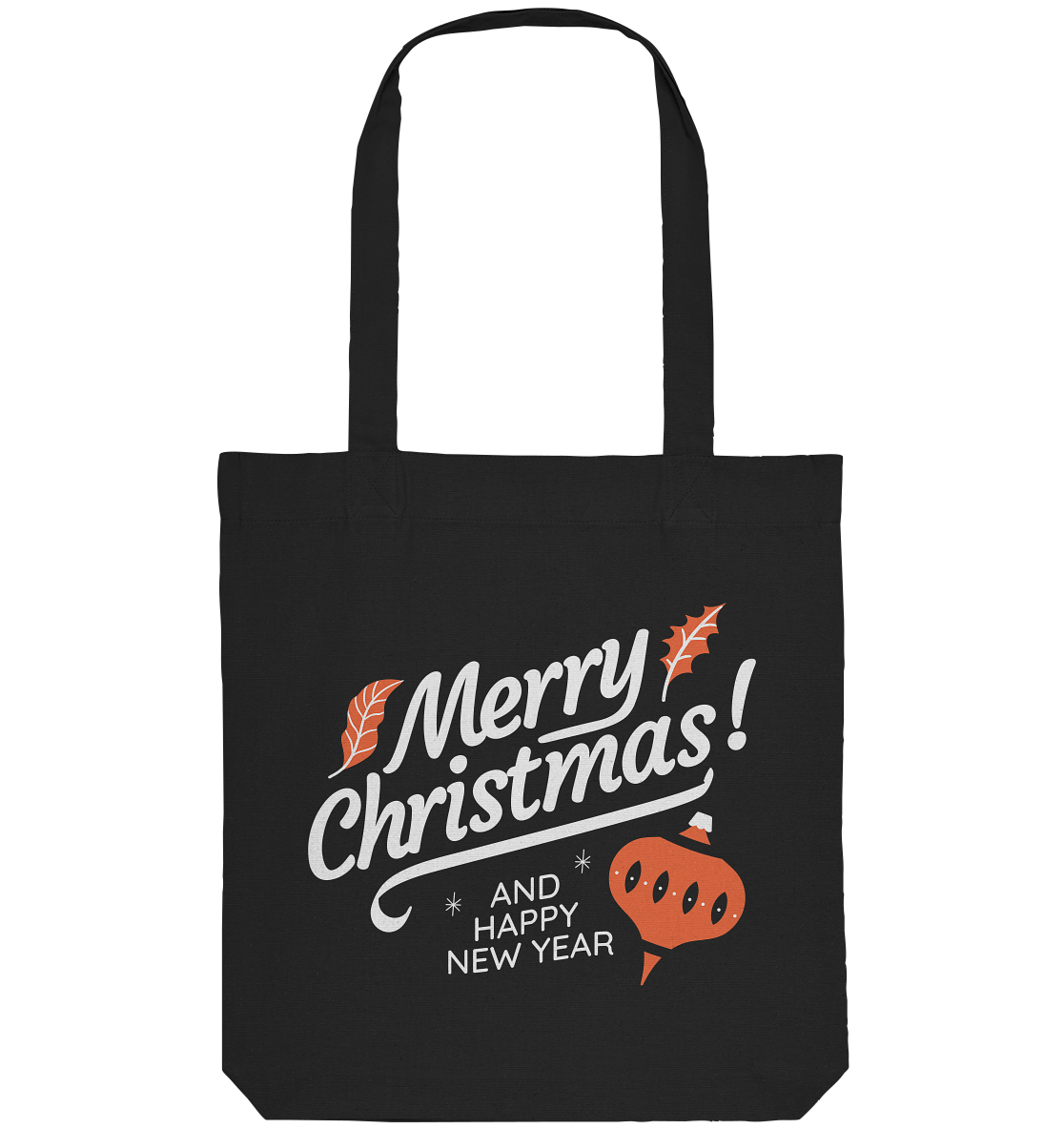 Frohe Weihnachten und ein Gutes neues Jahr ,Merry Christmas and Happy New Year - Organic Tote-Bag