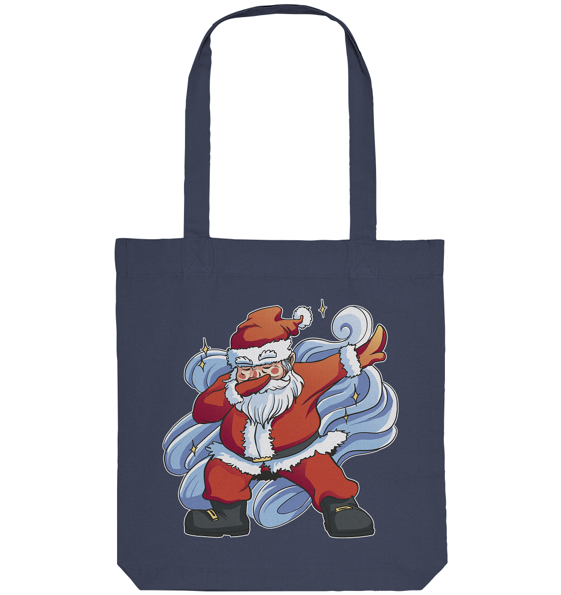 Weihnachten, Nikolaus Dabbing ,tanzender Nikolaus ,Fun ,Santa Dabbing  Christmas - Organic Tote-Bag