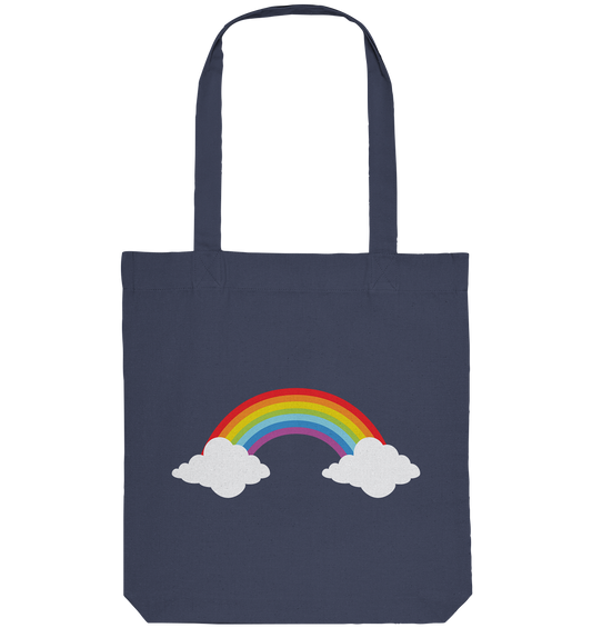 Regenbogen mit Wolken  - Organic Tote-Bag