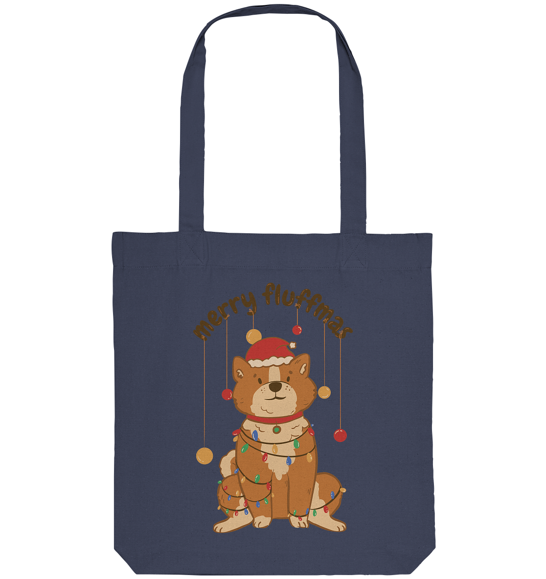 Weihnachtliches Motiv Fun Merry Fluffmas - Organic Tote-Bag