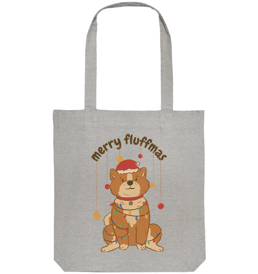 Christmas motif Fun Merry Fluffmas - Organic Tote Bag