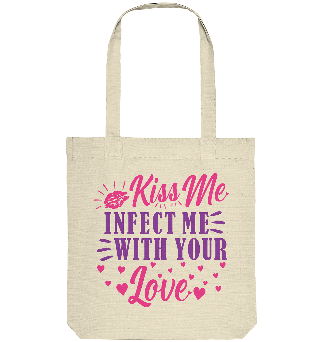 Kiss me infect me with your love - Organic Tote-Bag
