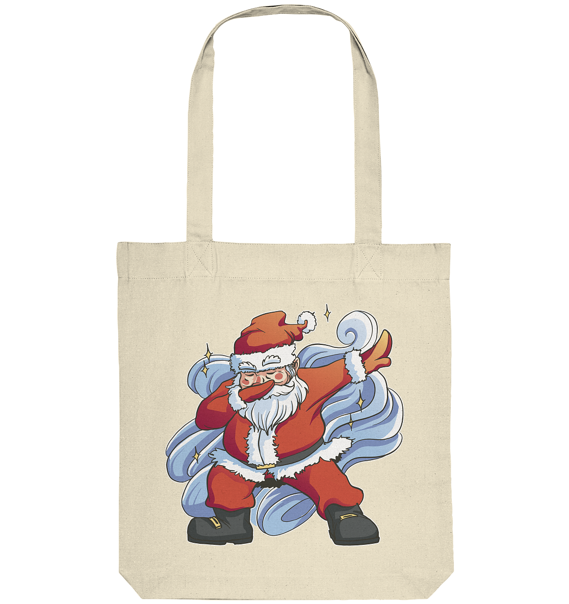 Weihnachten, Nikolaus Dabbing ,tanzender Nikolaus ,Fun ,Santa Dabbing  Christmas - Organic Tote-Bag