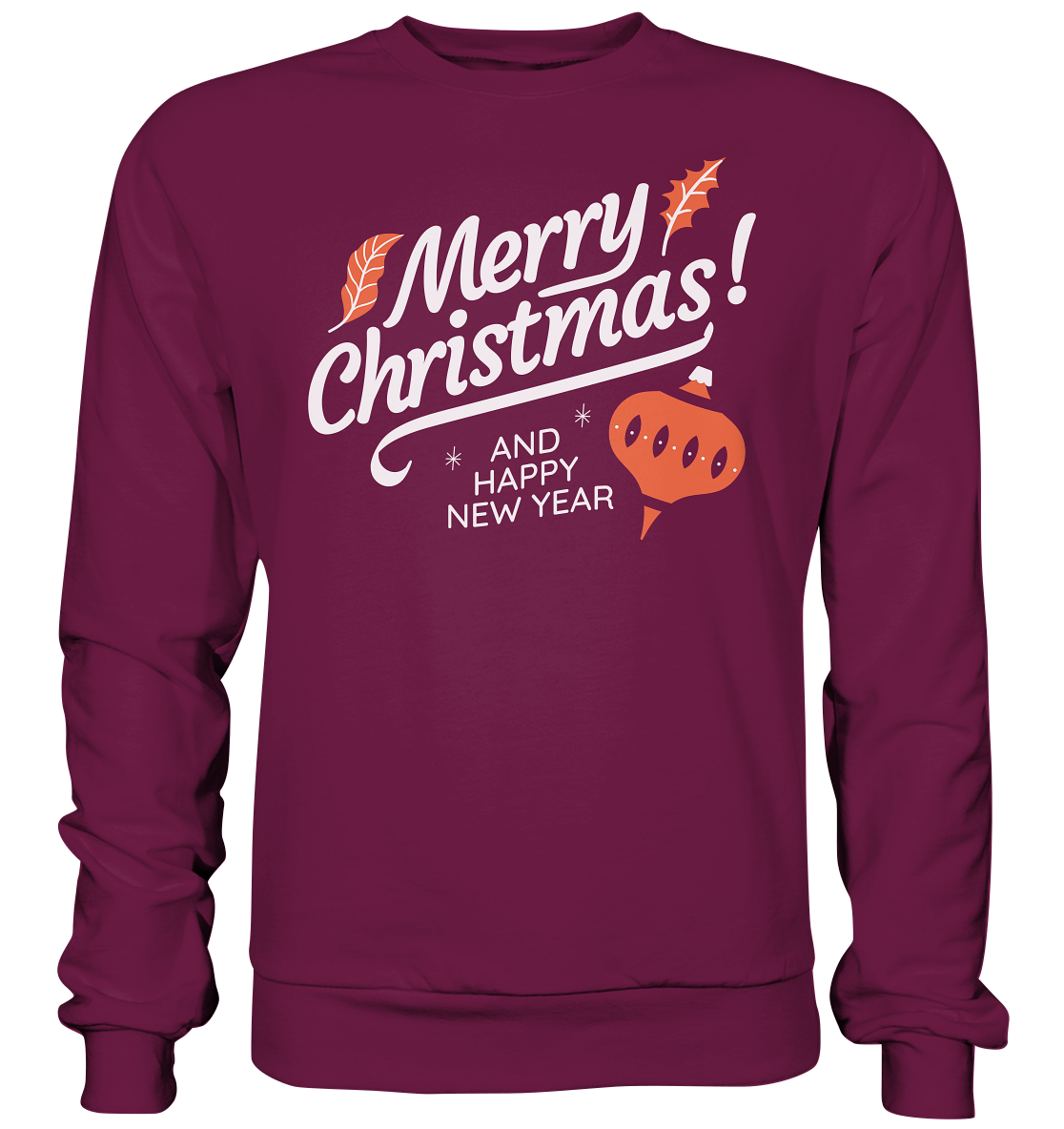 Frohe Weihnachten und ein Gutes neues Jahr ,Merry Christmas and Happy New Year - Premium Sweatshirt