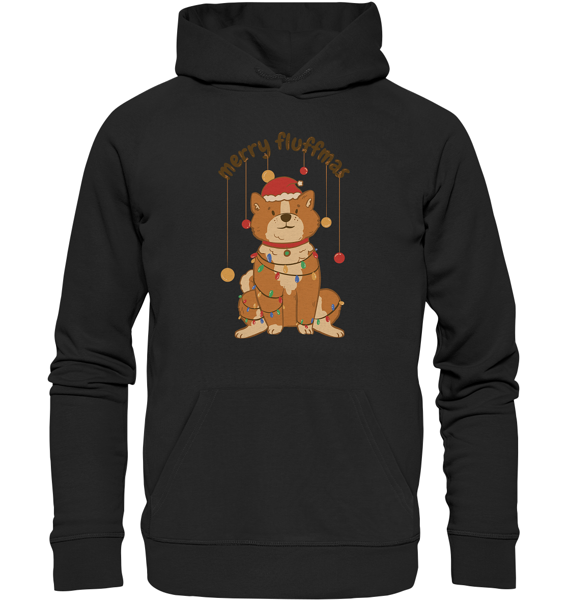 Weihnachtliches Motiv Fun Merry Fluffmas - Premium Unisex Hoodie