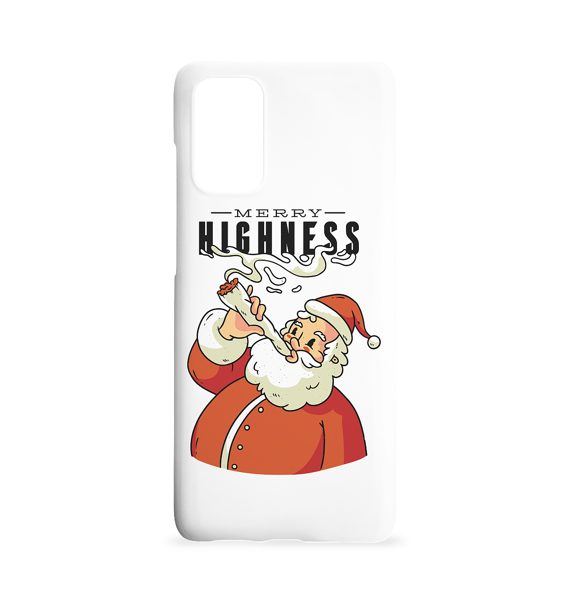 Weihnachten Kiffender Weihnachtsmann Nikolaus Merry Highness - Samsung S20+ Handyhülle
