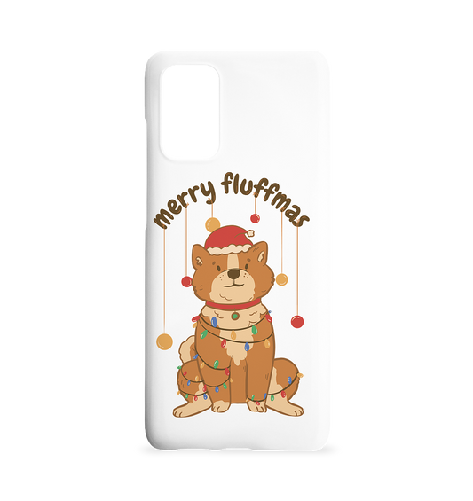 Christmas motif Fun Merry Fluffmas - Samsung S20+ mobile phone case