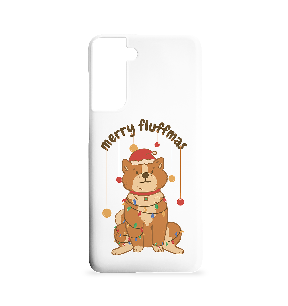 Christmas motif Fun Merry Fluffmas - Samsung S21 mobile phone case